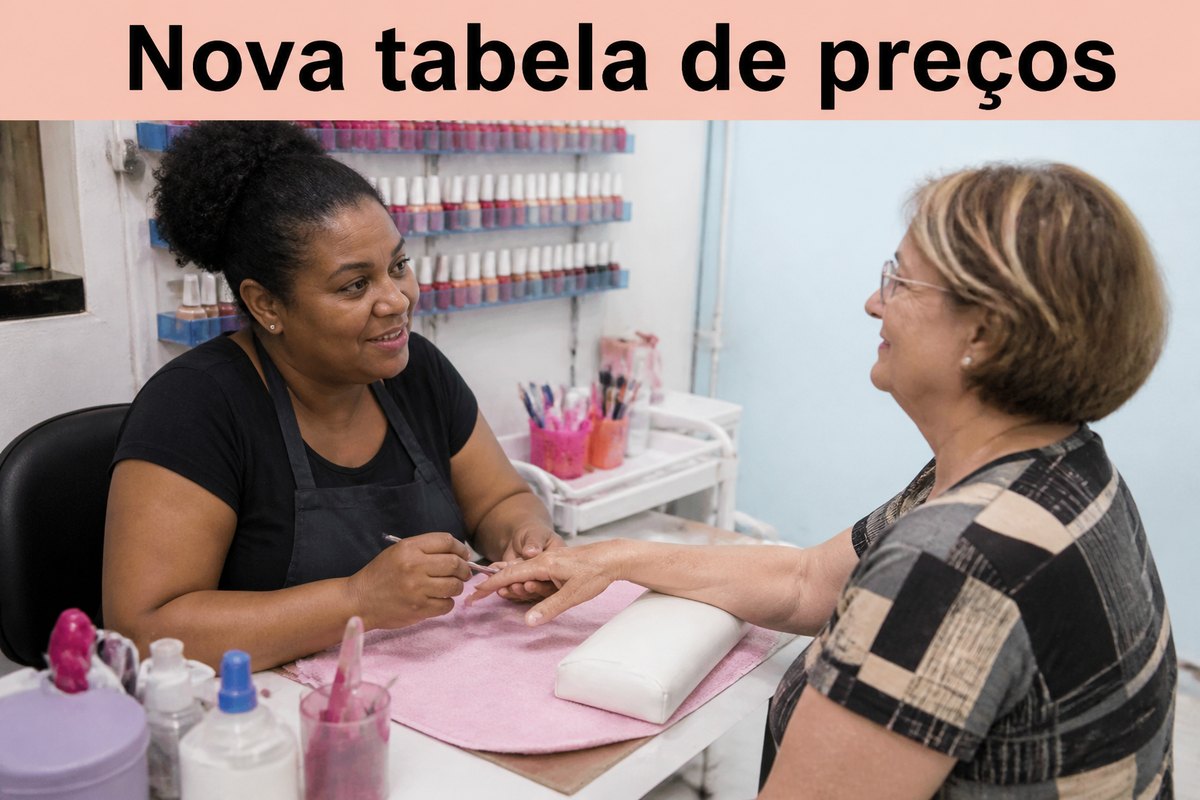Imagem ilustrativa: Aviso de reajuste de preços para manicure: como comunicar