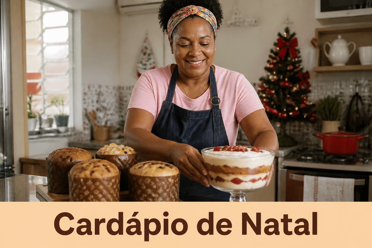 Imagem ilustrativa: Cardápio de Natal da confeitaria: o que vender, prazos e sinal