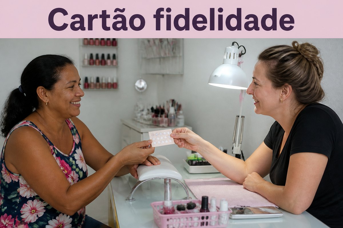 Imagem ilustrativa: Cartão fidelidade para manicure: carimbos e recompensas