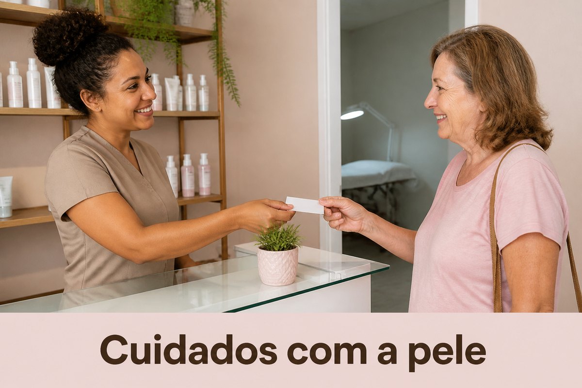 Imagem ilustrativa: Cuidados depois da depilação e da limpeza de pele: o que orientar