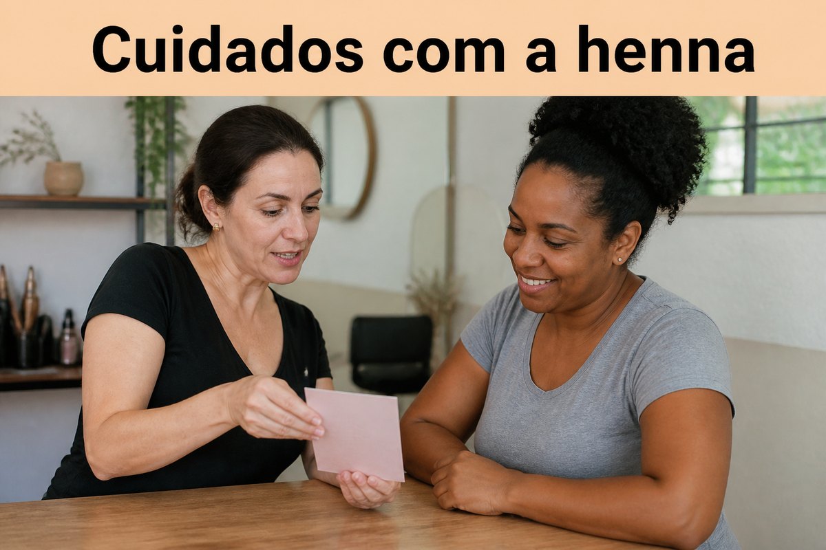 Imagem ilustrativa: Cuidados depois da henna e da micropigmentação: o que orientar