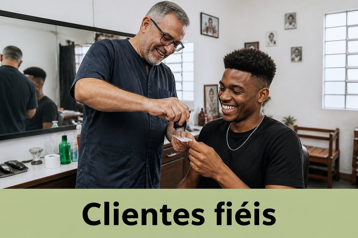 Imagem ilustrativa: Fidelizar clientes na barbearia: cartão, lembrete e combinados