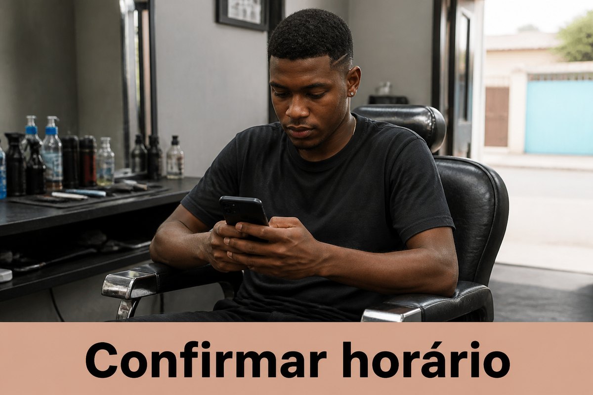 Imagem ilustrativa: Mensagem para confirmar horário na barbearia: modelos prontos