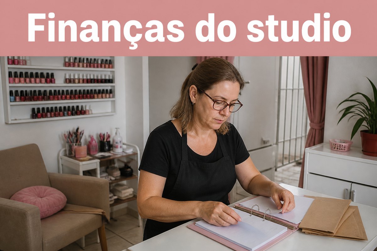 Imagem ilustrativa: Nota fiscal e controle financeiro para manicure MEI
