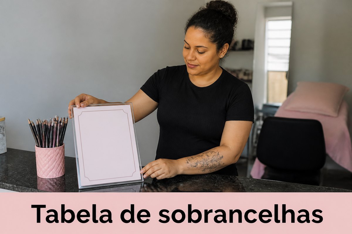 Imagem ilustrativa: Tabela de preços de designer de sobrancelhas: como montar