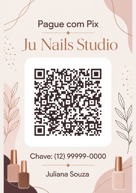 Placa com QR code