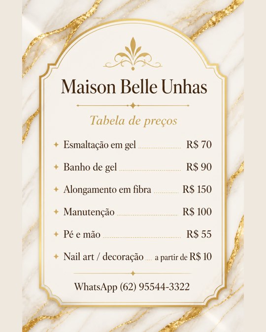 Exemplo do estilo Luxo Dourado