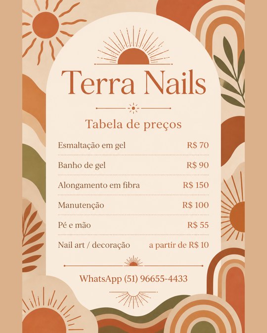 Exemplo do estilo Boho Terroso